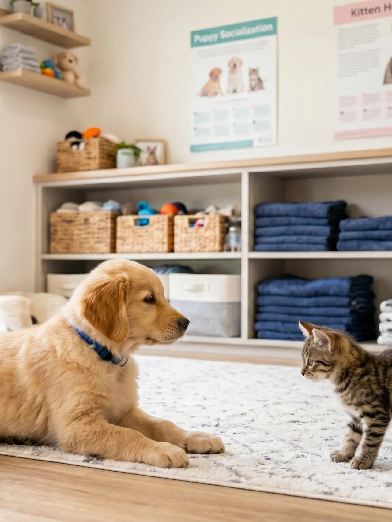 Soins pour chiots et chatons